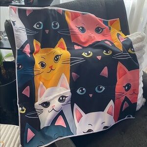 BRAND NEW-Bath-towel-large For cat lovers-New-Cute Multi-Color Cat Print
